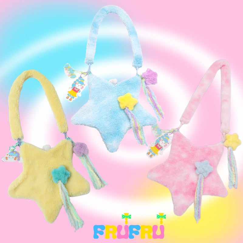Fairycore Star Crossbody Bag For Women - Lightweight Preppy Shoulder Pack With Cute Pendant, Y2K Casual Style