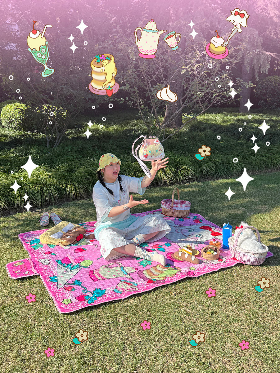 shishihshop Picnic Blanket | Original Design Outdoor Mat | Waterproof & Sunshade Function Mat mat shishihshop