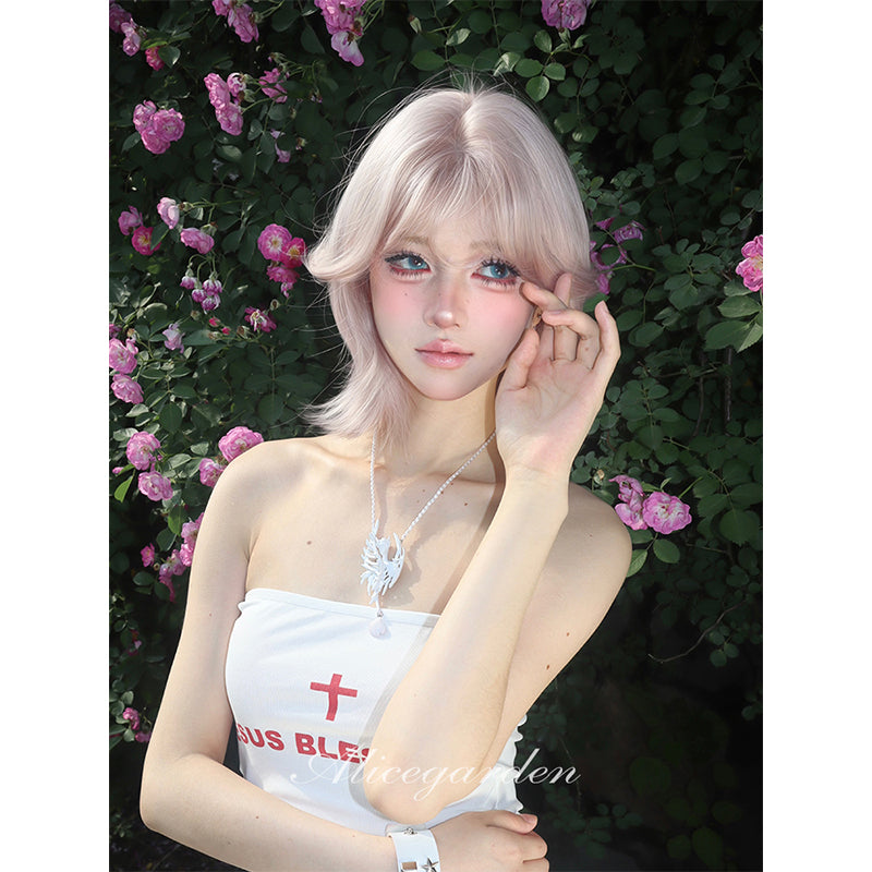 Alice Garden - Kawaii Lace Front Curly Wig Sweet Cream wig Alice Garden