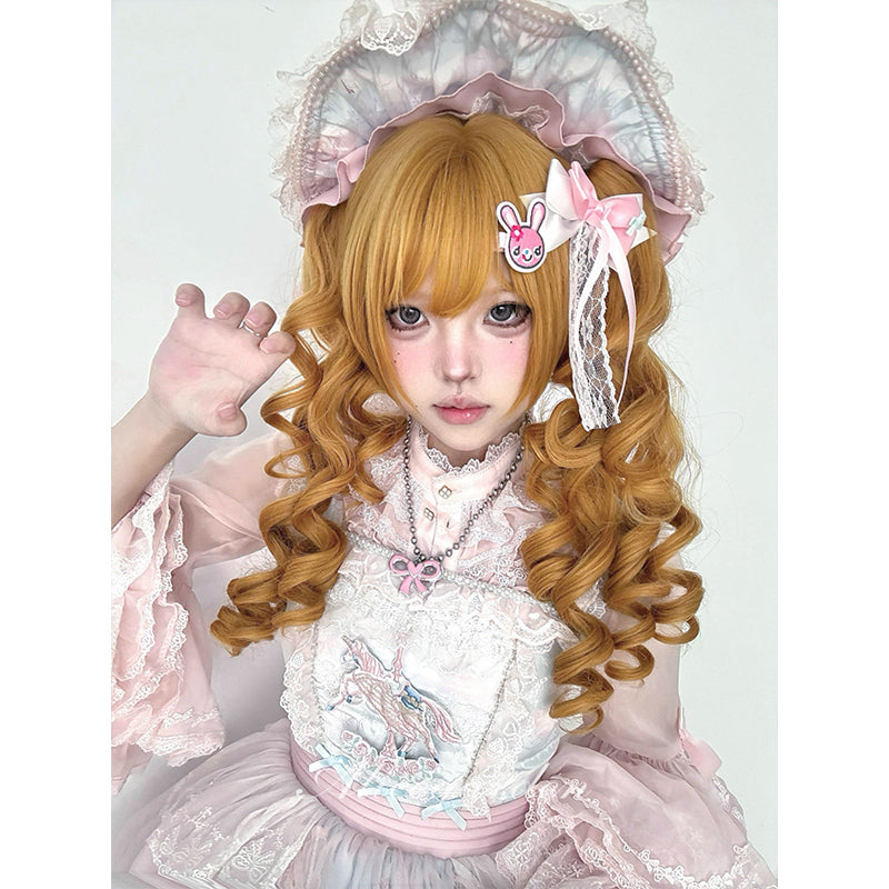 Alice Garden - Lolita Doll Twin Ponytail Wig Sweet Wheat wig Alice Garden