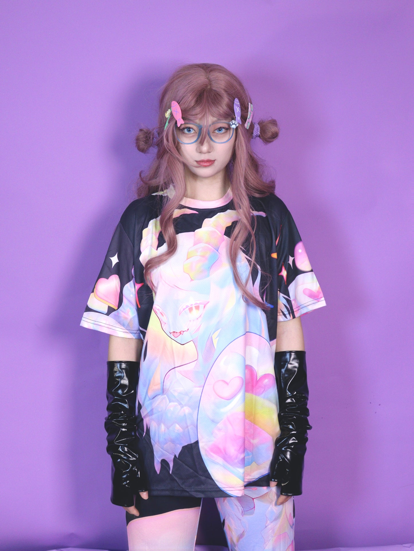 LEERROO Vintage Short Sleeve Tee | Y2K Retro Slim Fit T-shirt tshirt Leerroo