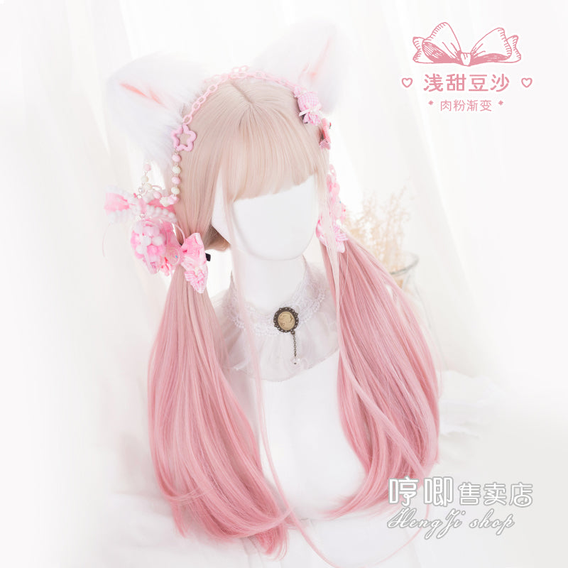 HengJi – Decora Kei Pink Gradient Wig wig hengji