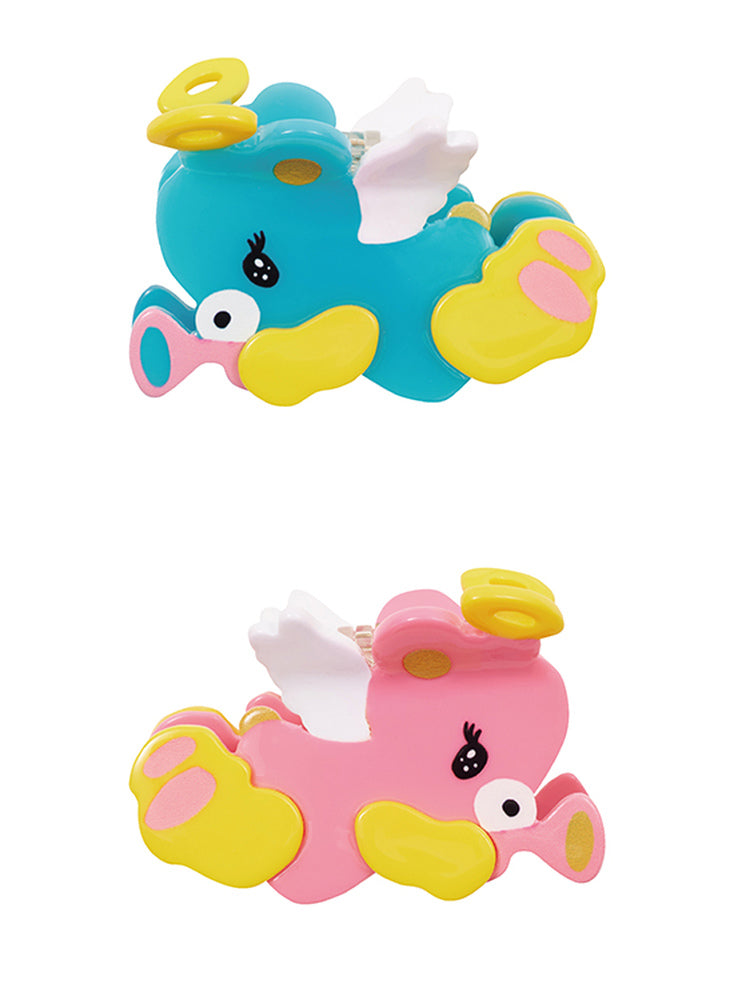 NIKKOU Kawaii Acetate Hair Accessory | Harajuku Angel Bear Hair Claw Clip hair clip Nikkou home