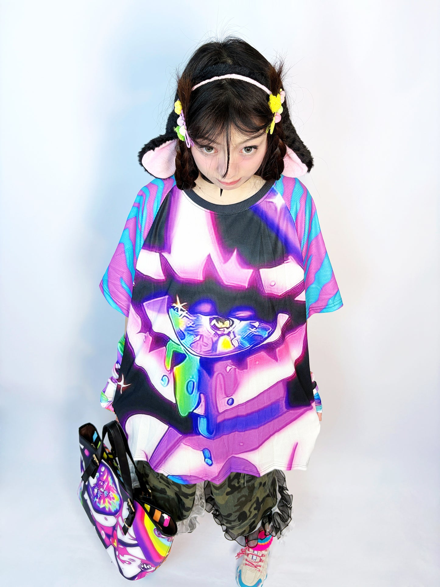 LEERROO - Decora Kei Y2K Spicy Loose T-Shirt shirt Leerroo