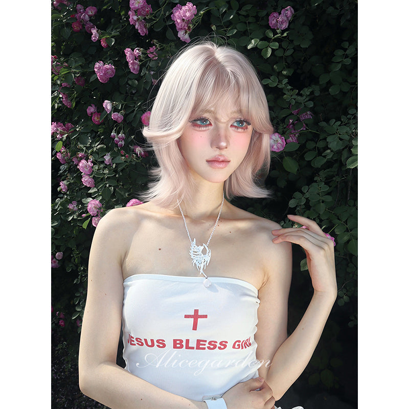 Alice Garden - Kawaii Lace Front Curly Wig Sweet Cream wig Alice Garden