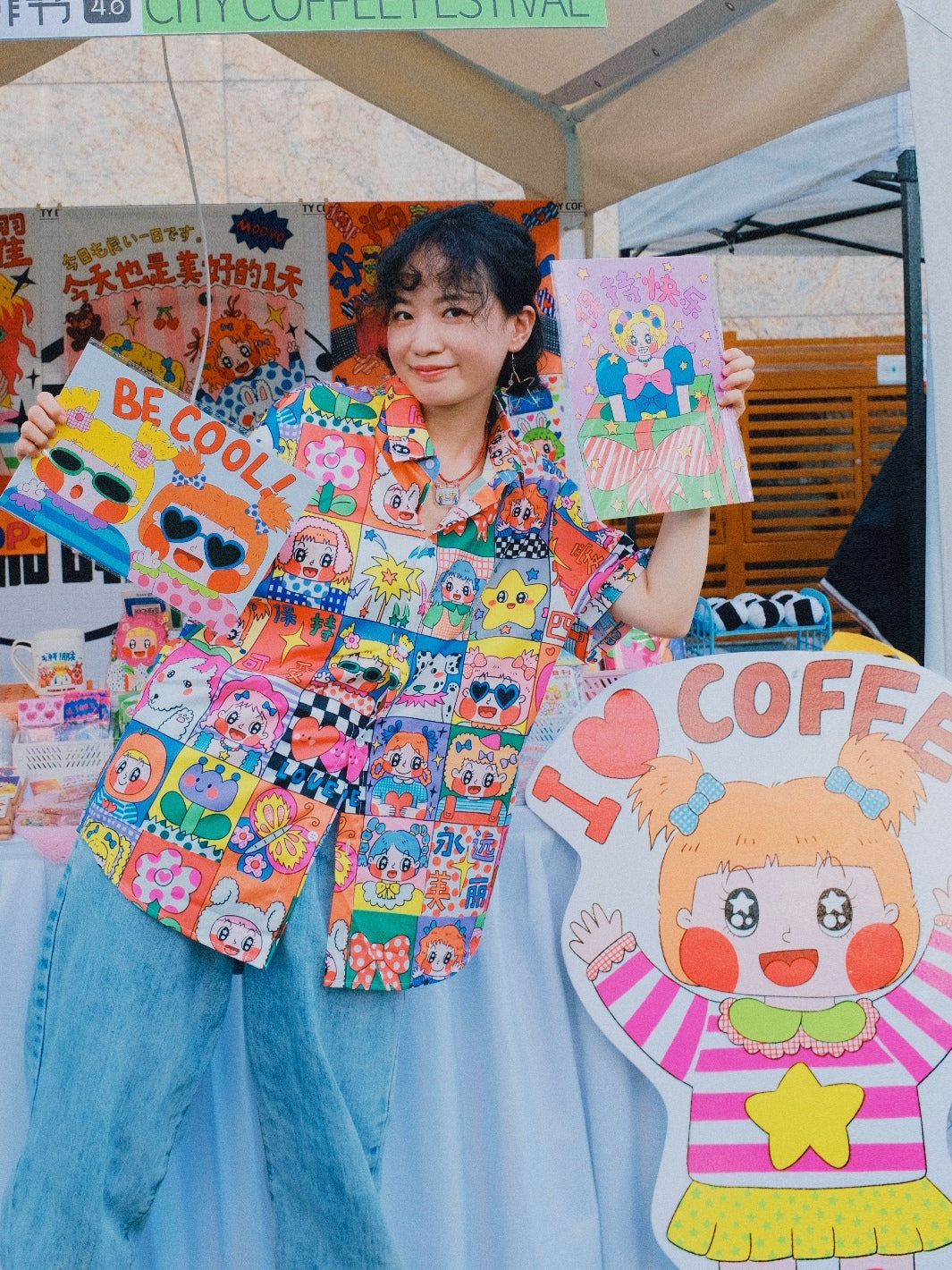 MooYo - Kidcore Cheer-up Girl Plaid Shirt shirt MOOYO