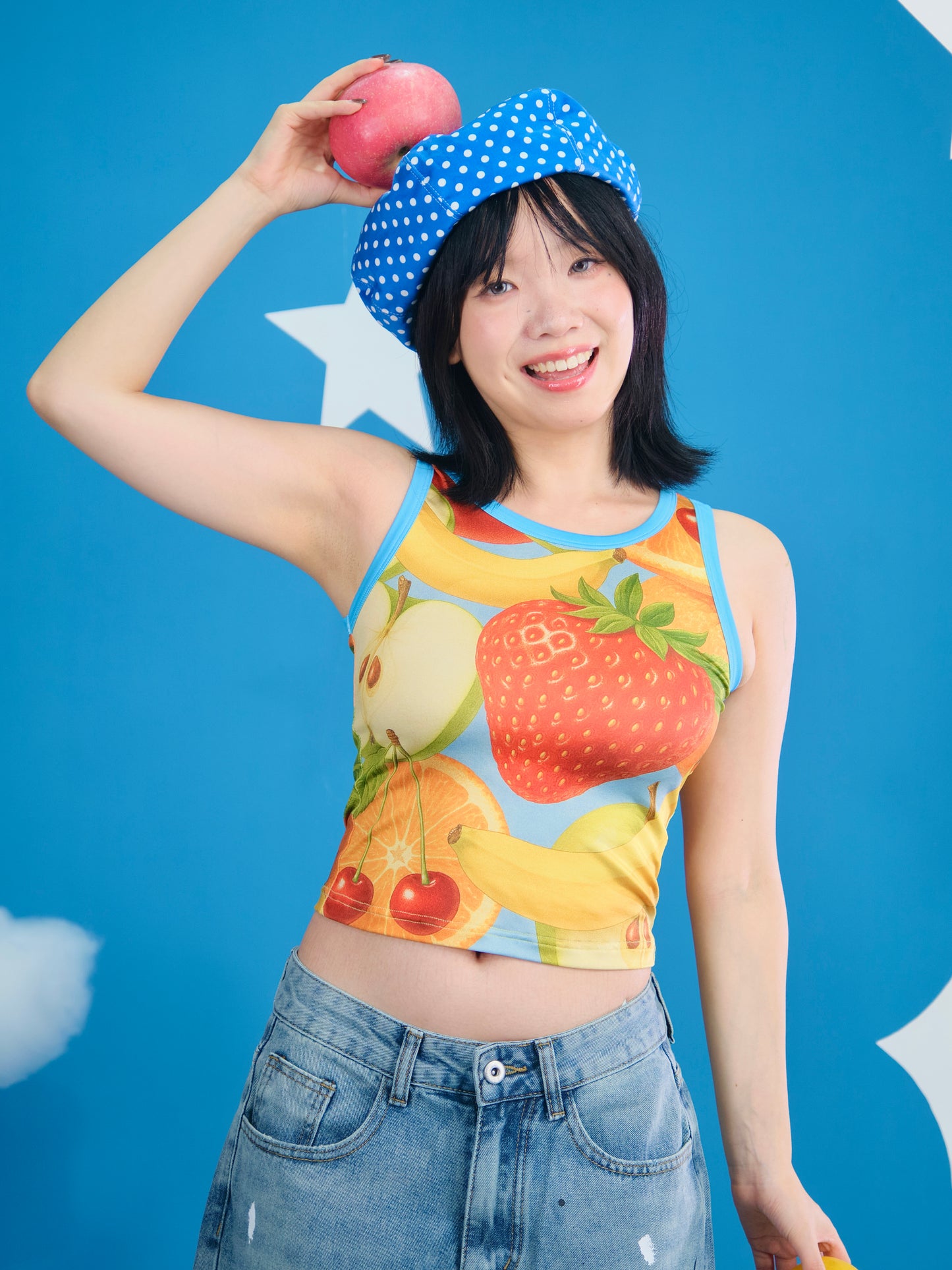 MeowMeow Bug – KidCore Printed Sleeveless Tank Top vest MeowMeow Bug