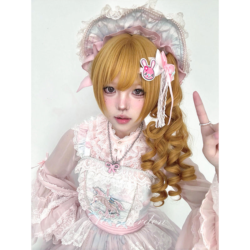 Alice Garden - Lolita Doll Twin Ponytail Wig Sweet Wheat wig Alice Garden