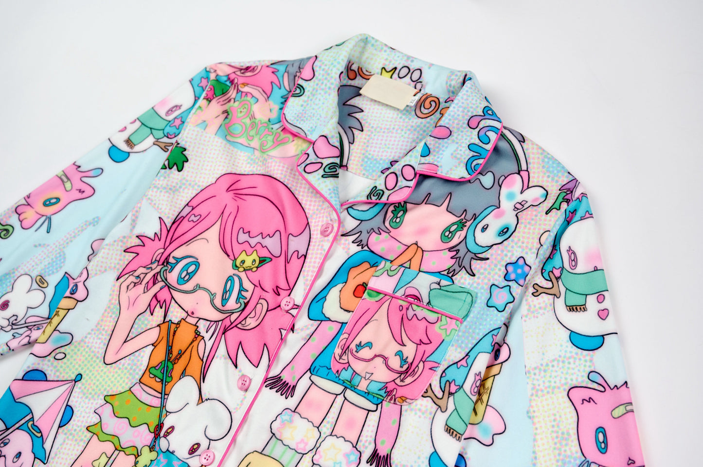 BlackBerry - Kawaii Cartoon Pajama Set pajama BlackBerry