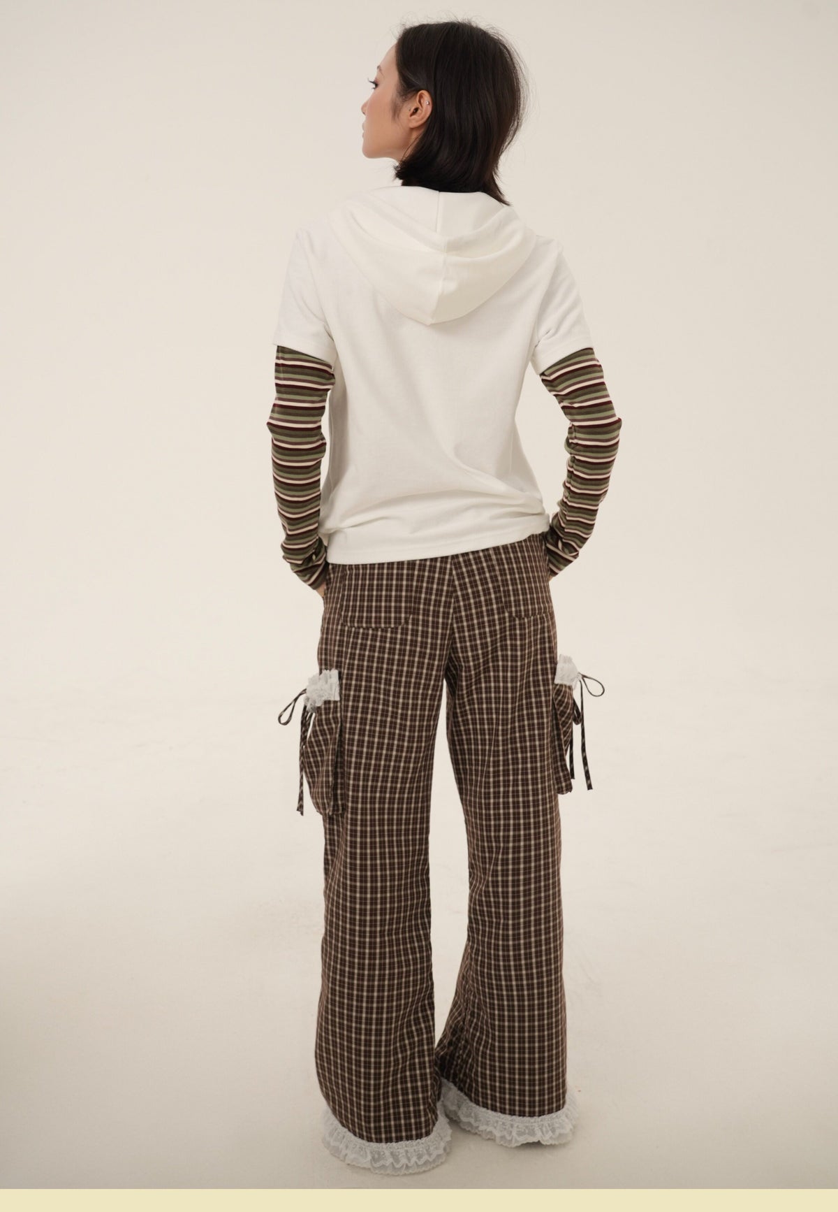 Rabbit Rain - Chocolate Plaid Adjustable Drawstring Pants PANTS RabbitRain