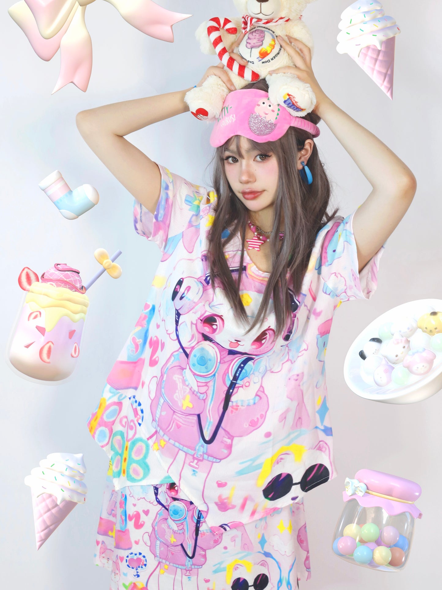 Harajuku T-shirt Original Prints T-shirt Summer Wear T-shirt Loose Design T-shirt tshirt Leerroo