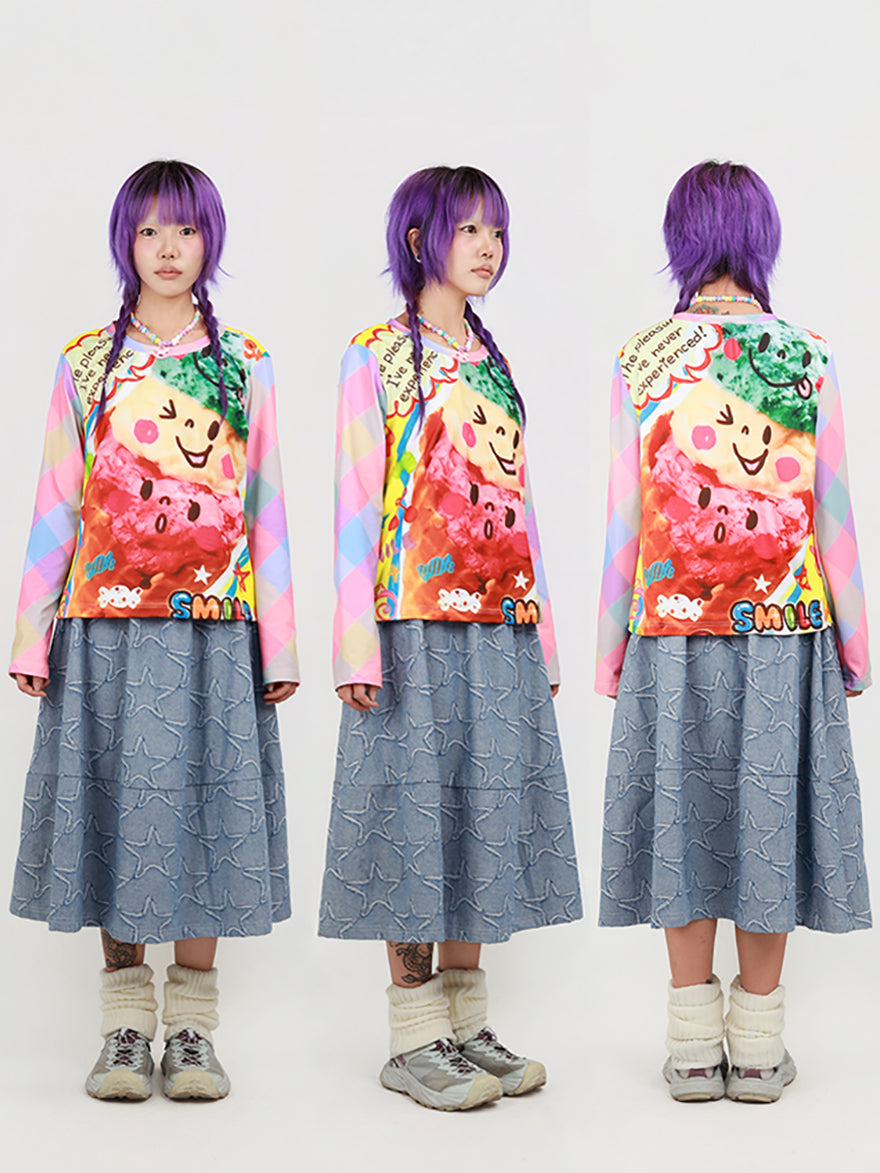 Nihon Kids - Kawaii 90s Ice Cream Top shirt NIHON KIDS