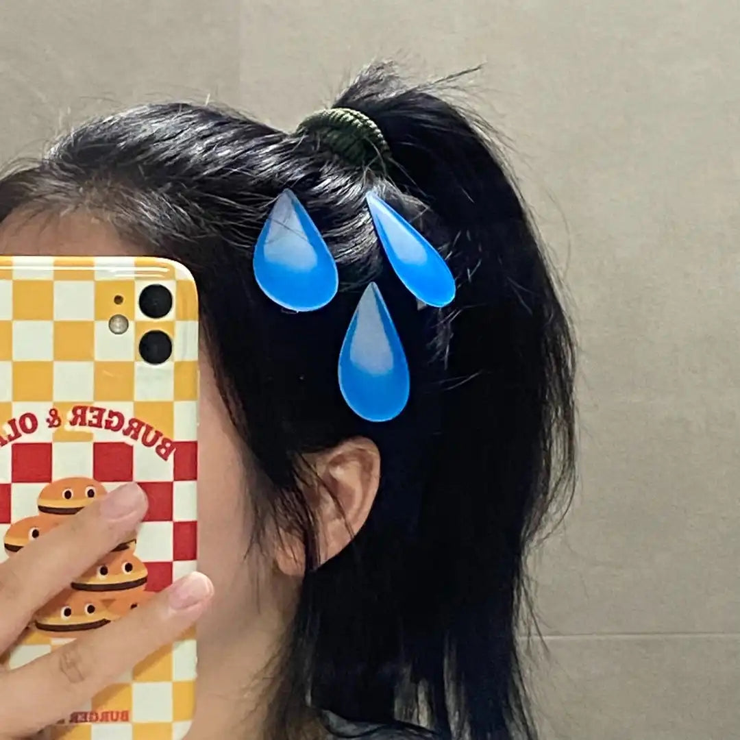 rovedcity - Emoji Expression Acrylic Hair Clip