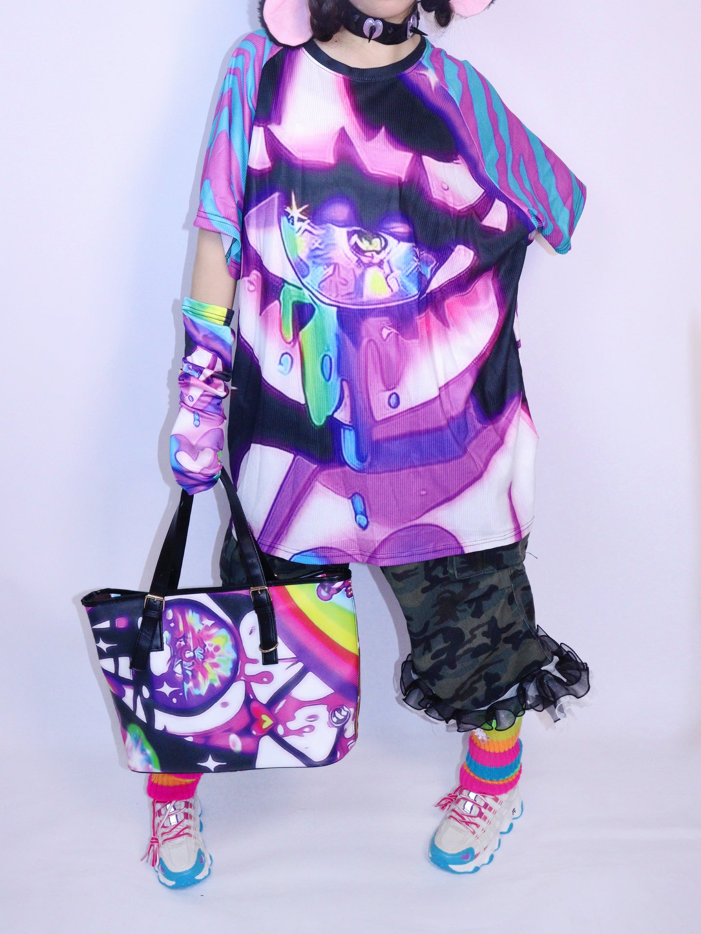 LEERROO - Decora Kei Y2K Spicy Loose T-Shirt shirt Leerroo
