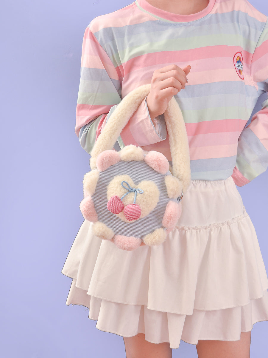 ChaCha - Kawaii Cherry Cake Plush Handbag bag ChaCha