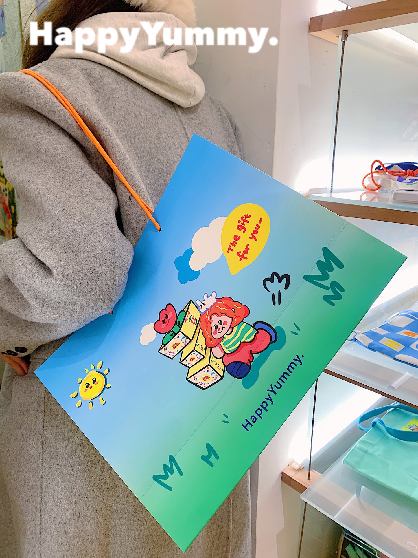Harajuku Bag Original Design Tote Gift Bag Deliveryman DUDU Bag bag HappyYummy