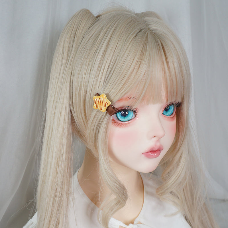MaoJiang Kawaii Cookie Hair Clips | Heart Star & Cream Biscuit Barrettes hair clip maojiang