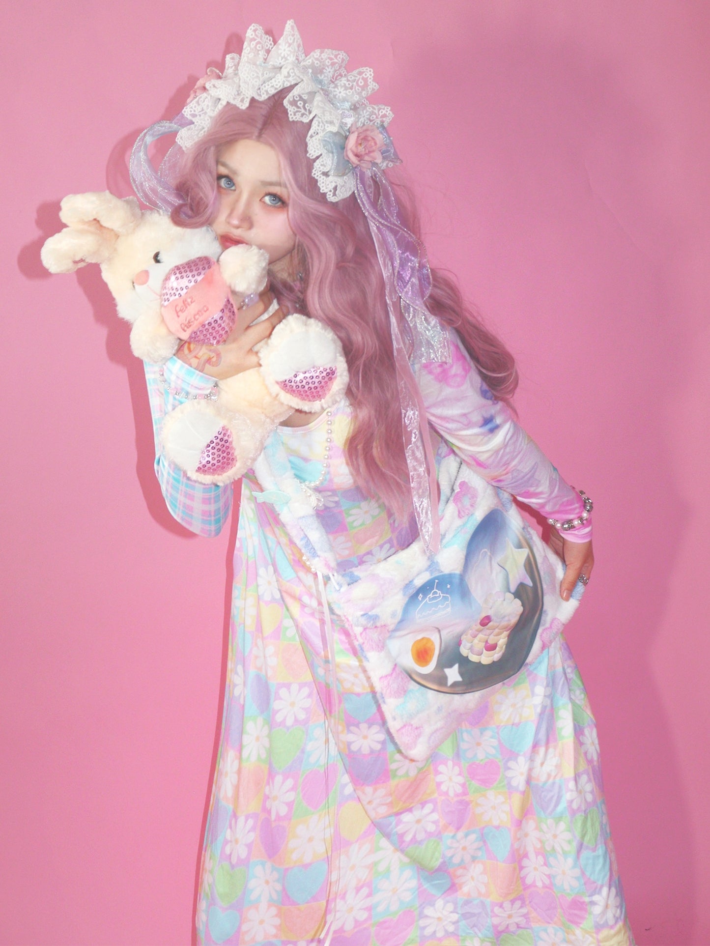 LEERROO Vintage Dress | Long Sleeve Floral Dress | Retro Style Floral Dress dress Leerroo