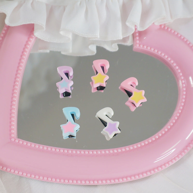 MaoJiang Kawaii Star & Music Note Hair Clips | Cute Harajuku Bang Pins hair clip maojiang