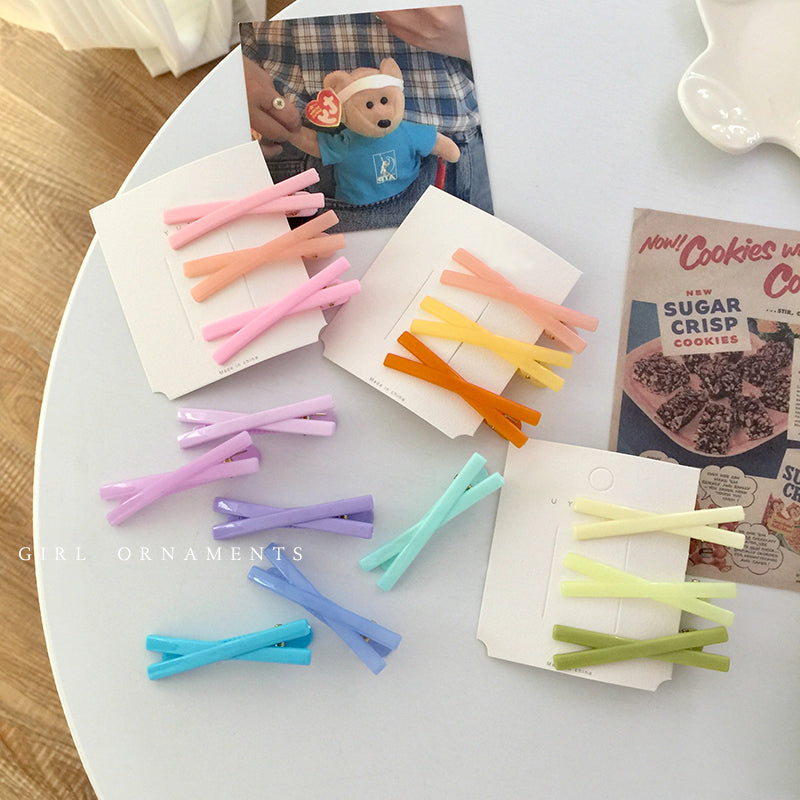 rovedcity - Decora Kei Jelly Hair Clip Cute Side Bangs Set hair clip rovedcity
