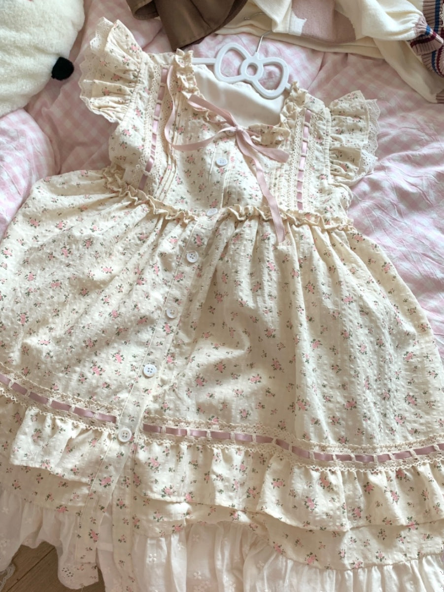 Blurred Bear First Love Dress | Ballerina Floral Layered Dress – Petite & Tall Fit