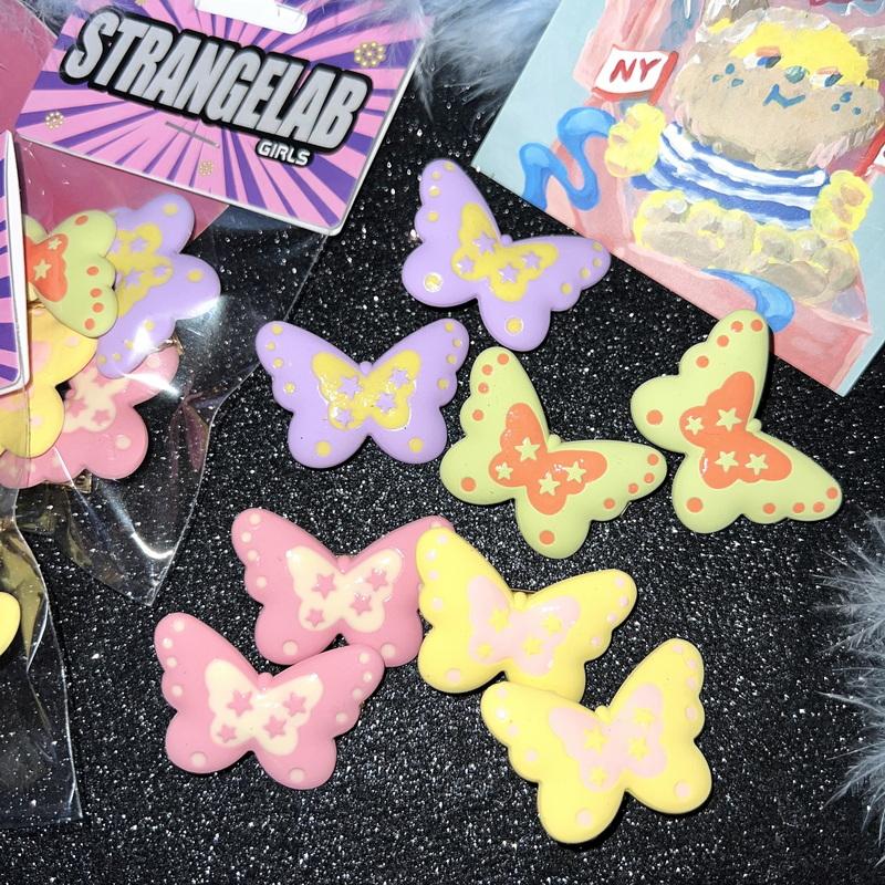 StrangeLab Butterfly Hair Clip | Colorful Dreamy Dopamine Side Clip | Bangs Hair Accessory hair clip strangelab