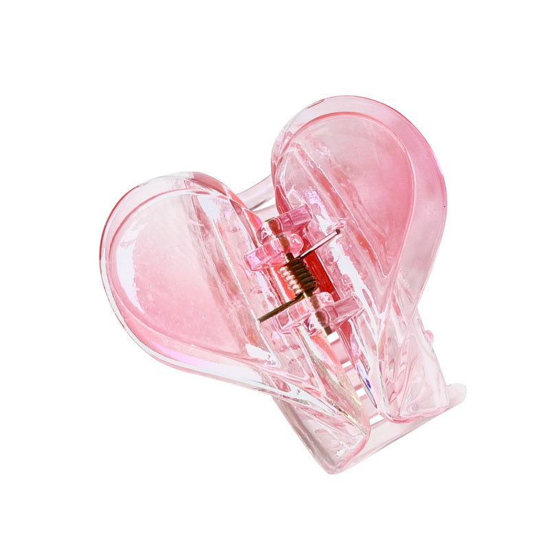 StrangeLab Heart Claw Clip | Transparent Acrylic Claw | Heart-Shaped Hair Clip hair clip strangelab