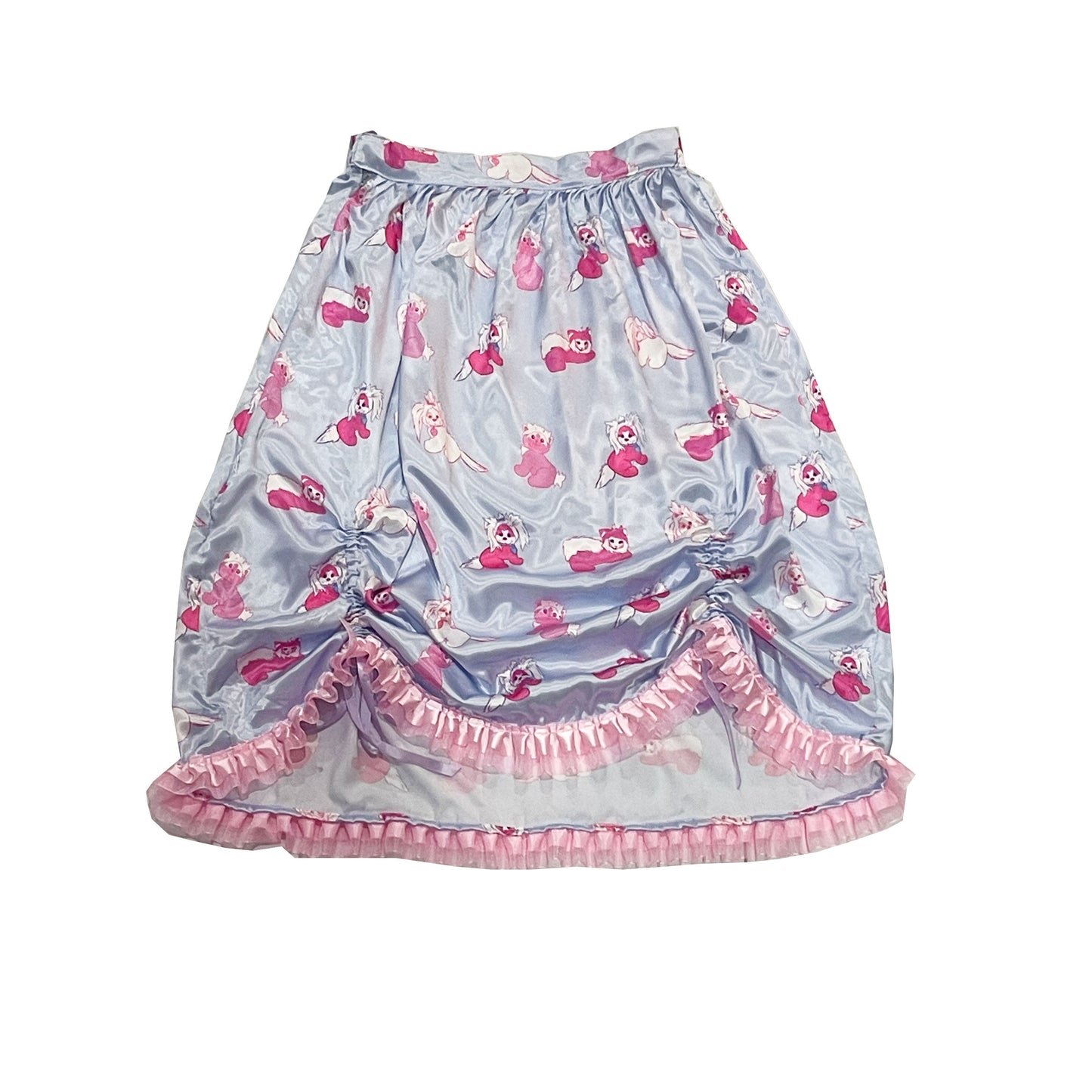 Plastic Candy - Blue Doll Satin Skirt skirt Plastic Candy