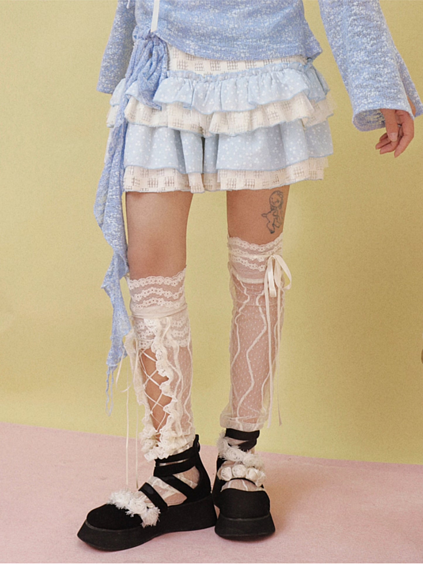 Disorder - Kawaii High Waist Ruffle Layered Skirt skirt Disorder