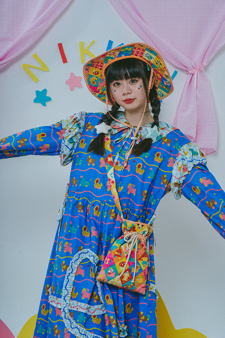 NIKKOU Decora Kei Crossbody Bag | Kawaii Japanese Graphic Shoulder Pouch bag Nikkou home