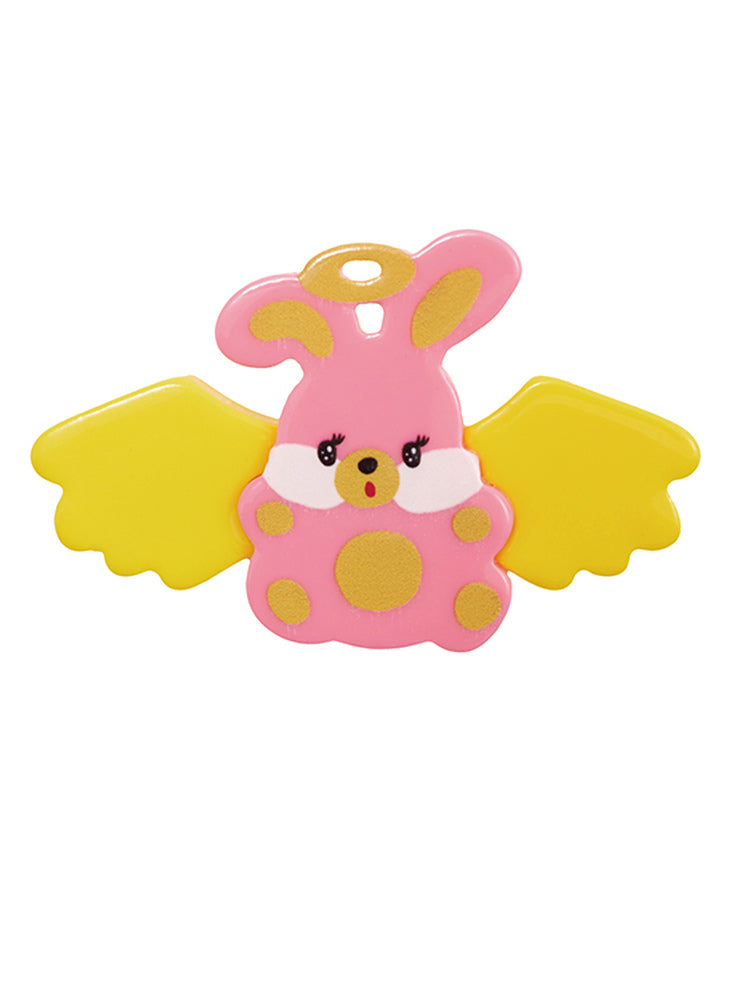 NIKKOU Kawaii Acrylic Hair Accessory | Harajuku Angel Animal Hair Clip hair clip Nikkou home Bunny - only 1pc
