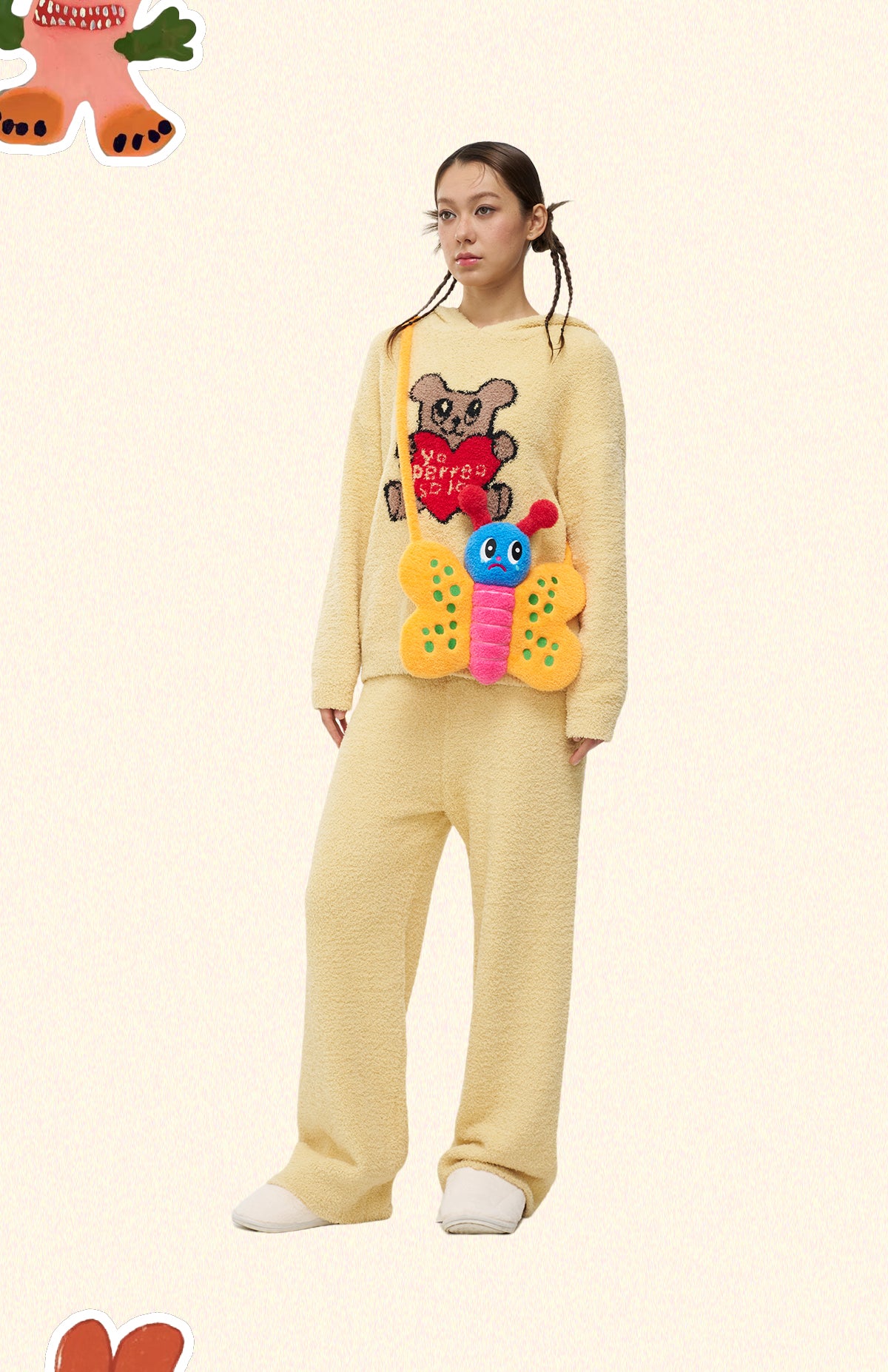 Iscreamcolour MOF - Kawaii Crying Butterfly Crossbody Phone Bag bag iscreamcolour