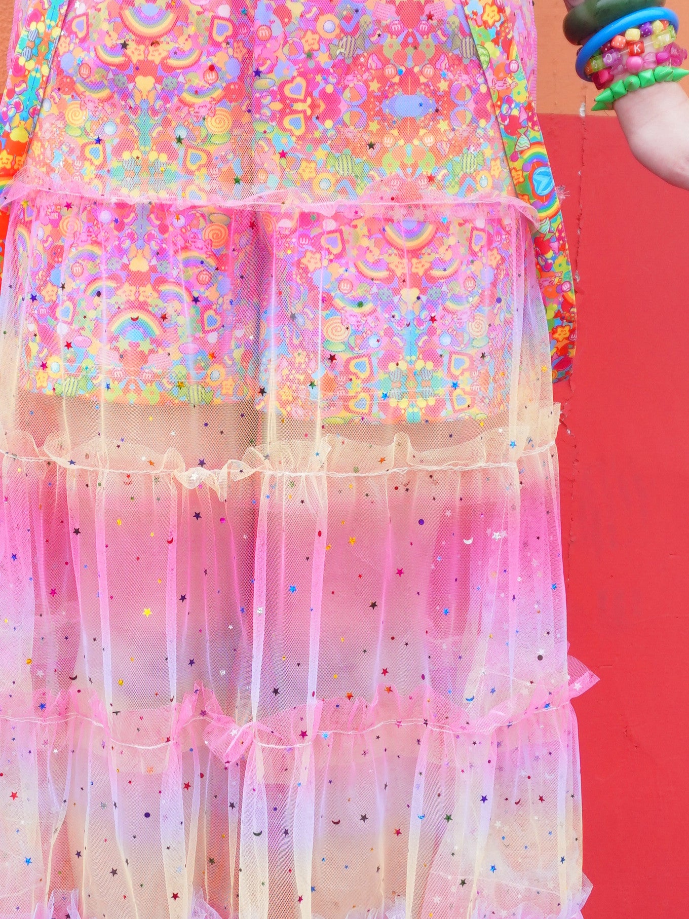 Dream Bubble - Pastel Gradient Tulle Suspender Skirt skirt Dream Bubble