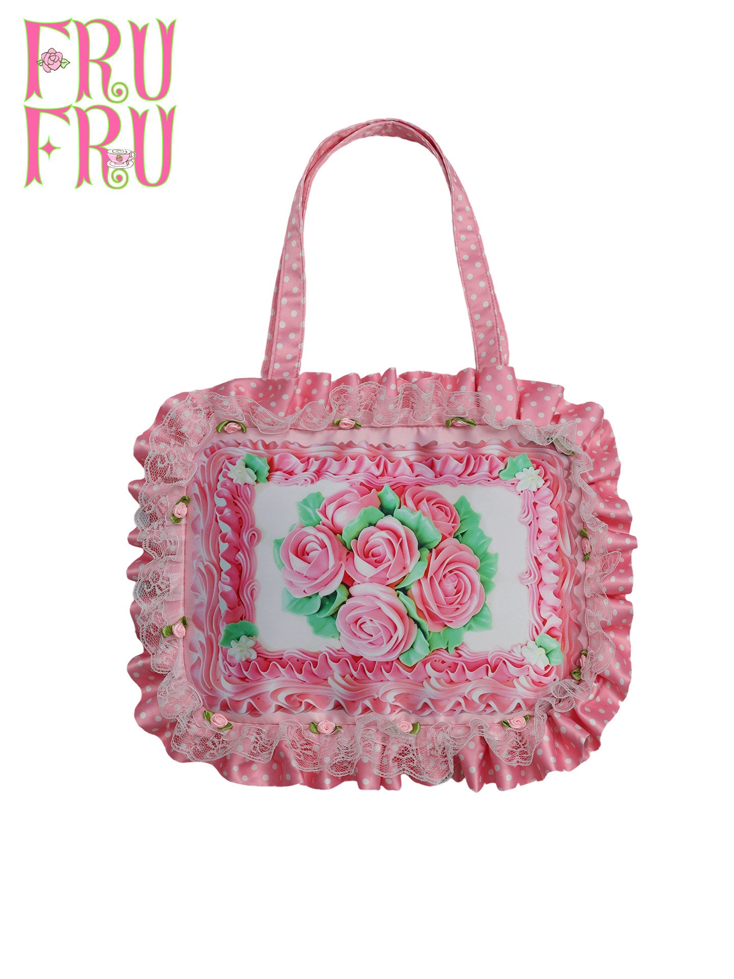 frufru - Vintage Rose Cake Shoulder Bag bag frufru