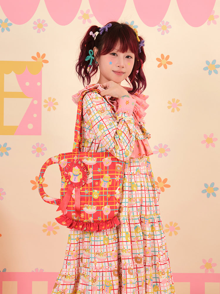 NIKKOU - Kawaii Teacup Zipper Crossbody Bag bag Nikkou home