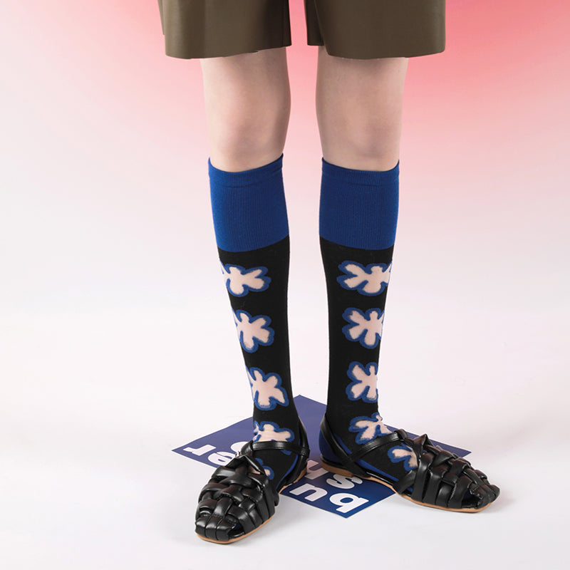 TaoLeSi - Decora Kei Sheer Calf Socks sock TaoLeSi