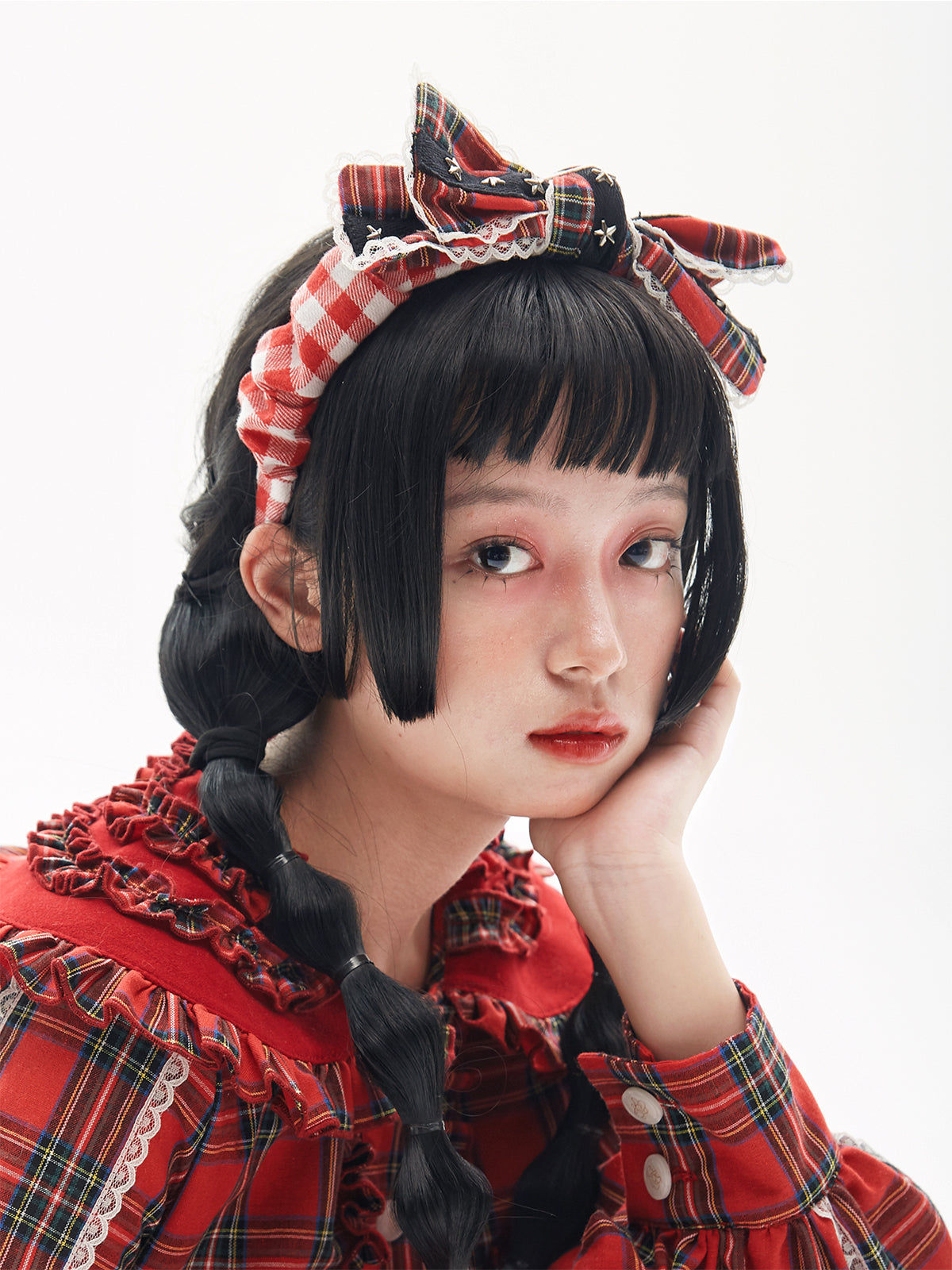 SOS MEME CLUB - Showa Retro Bow Headband headband SOS MEME CLUB