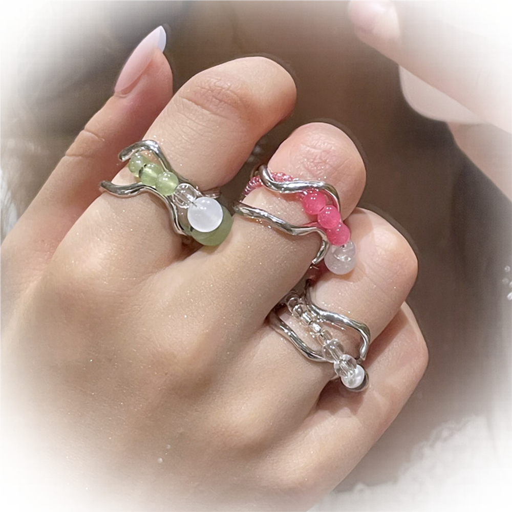 Kiwi Store - Y2K Beaded Ring ring kiwi store