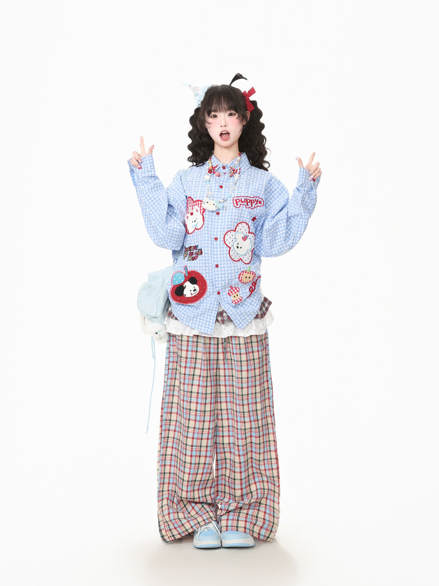 Languid Park - Plaid Straight Leg Pants