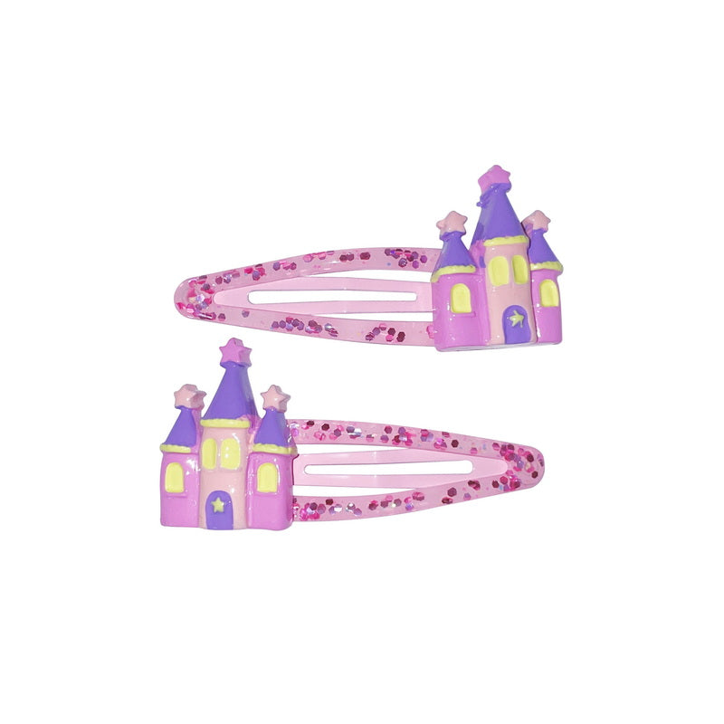 StrangeLab Vintage Sparkle Hair Clip | Y2K Millennium Princess BB Clip | Glitter Side Clip hair clip strangelab