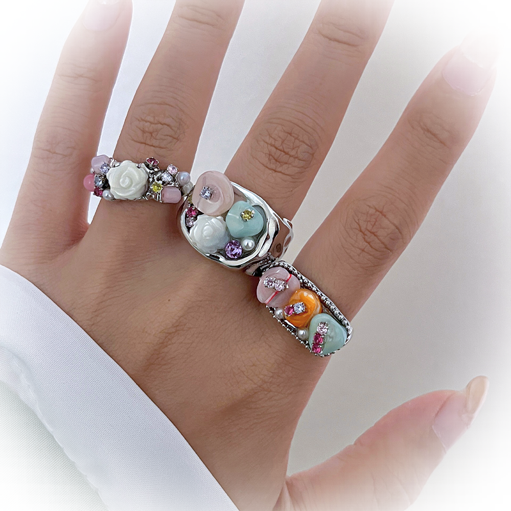 Kiwi Store - Y2K Beaded Ring ring kiwi store