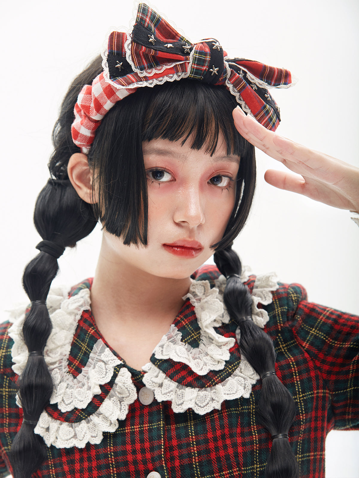 SOS MEME CLUB - Showa Retro Bow Headband headband SOS MEME CLUB