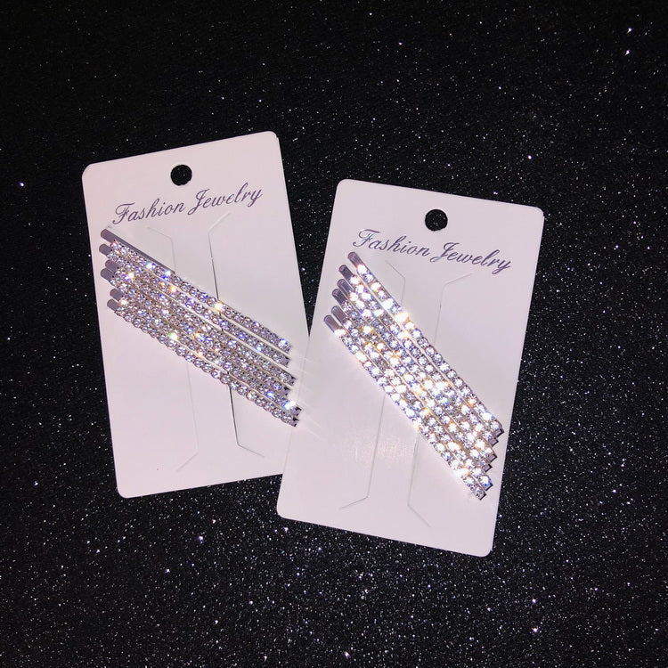 StrangeLab Alligator Clips | 6-Piece Set with Sparkling Rhinestones hair clip strangelab