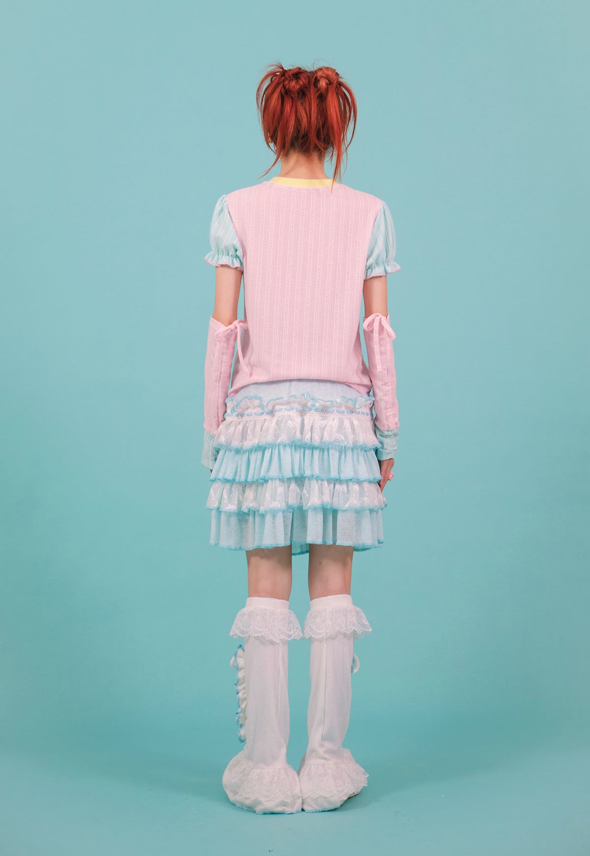 FruFru Summer Decora Skirt | Lace Blue Cake Skirt | Puffy Tulle Skirt skirt frufru