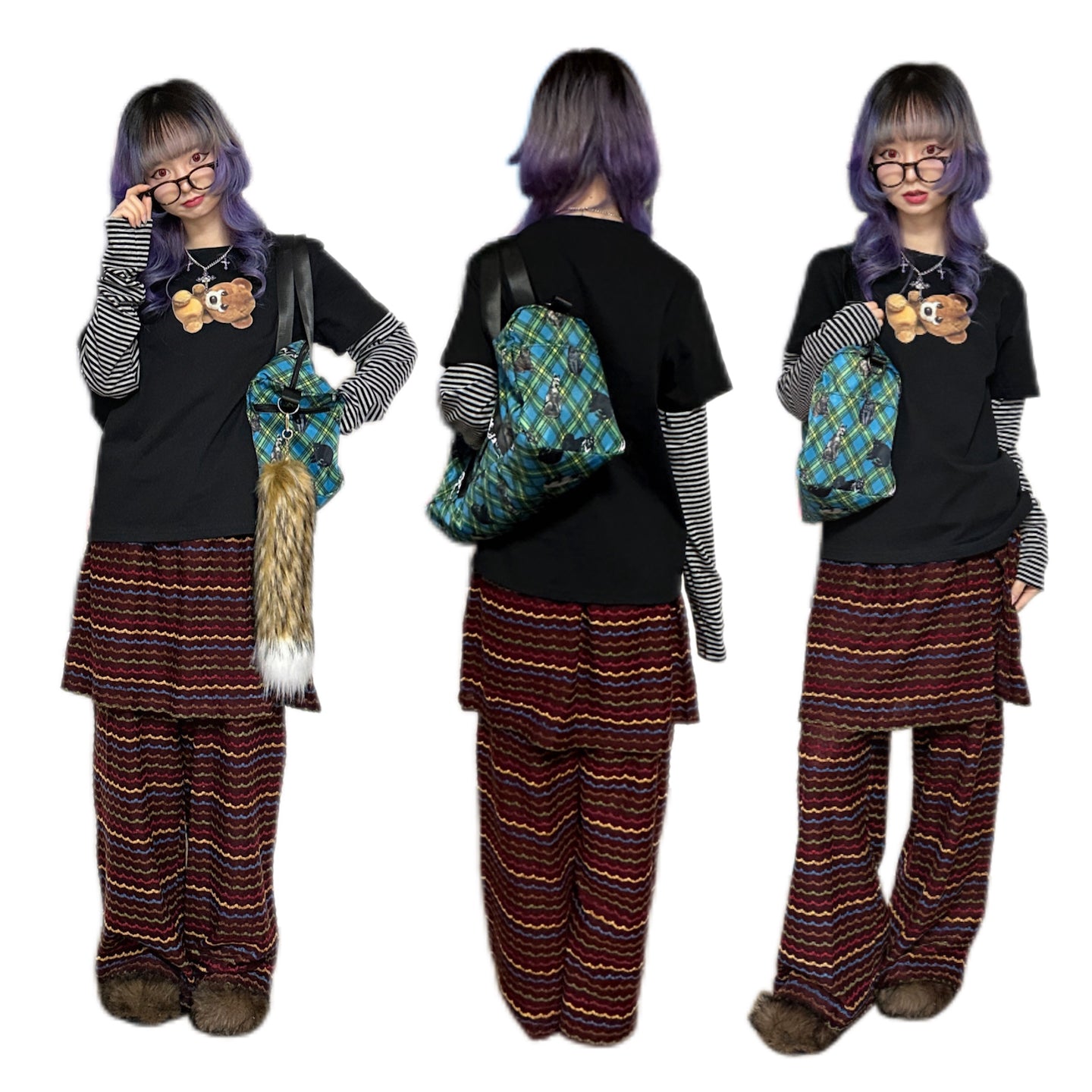 bunnybunnygun - Kawaii Layered Long Sleeve T-Shirt shirt bunnybunnygun