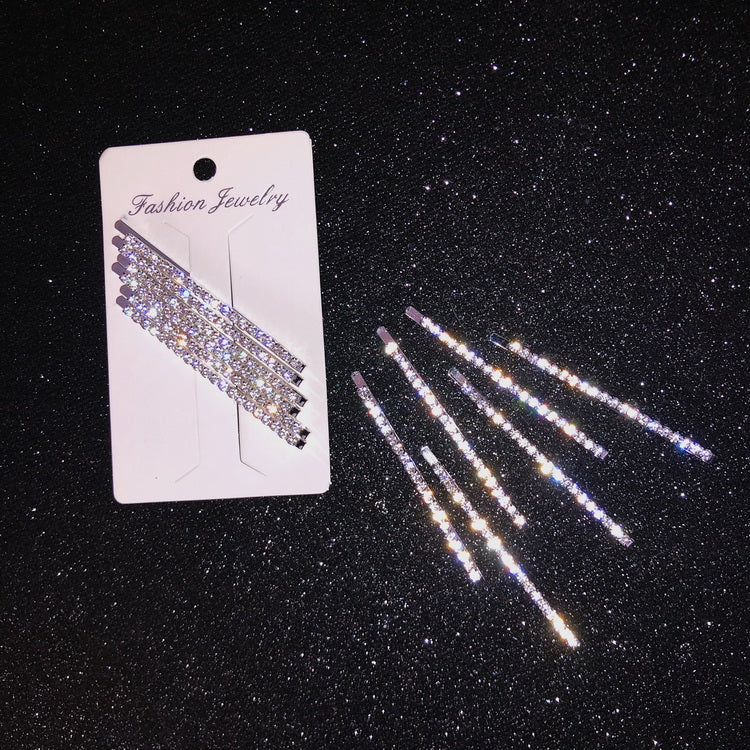 StrangeLab Alligator Clips | 6-Piece Set with Sparkling Rhinestones hair clip strangelab