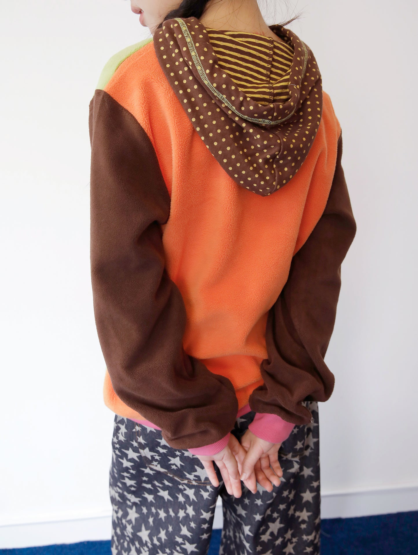 FRUITS - Kawaii Polka Dot Patch Fleece Hoodie hoodie Fruits