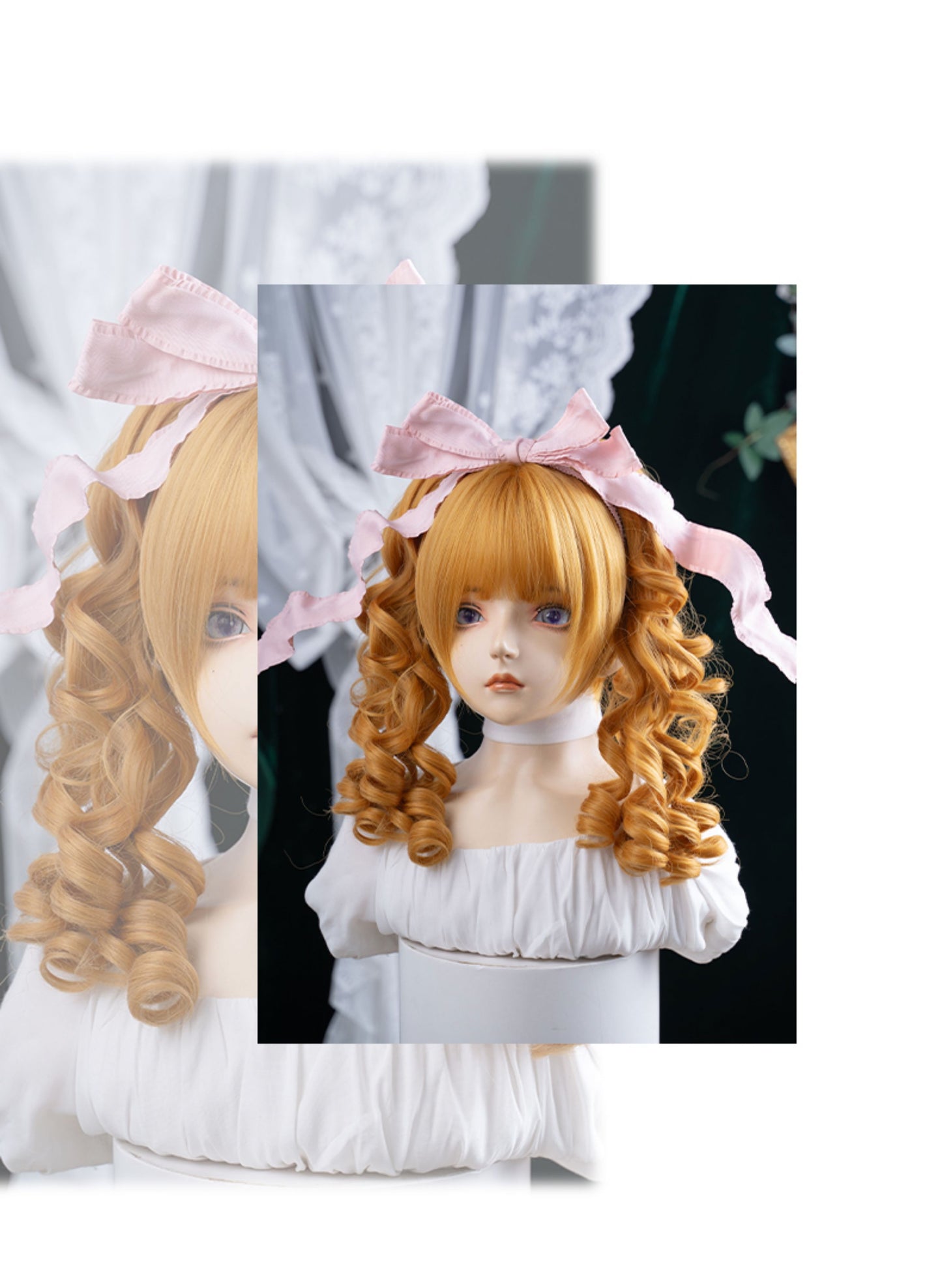 Alice Garden - Lolita Doll Twin Ponytail Wig Sweet Wheat wig Alice Garden