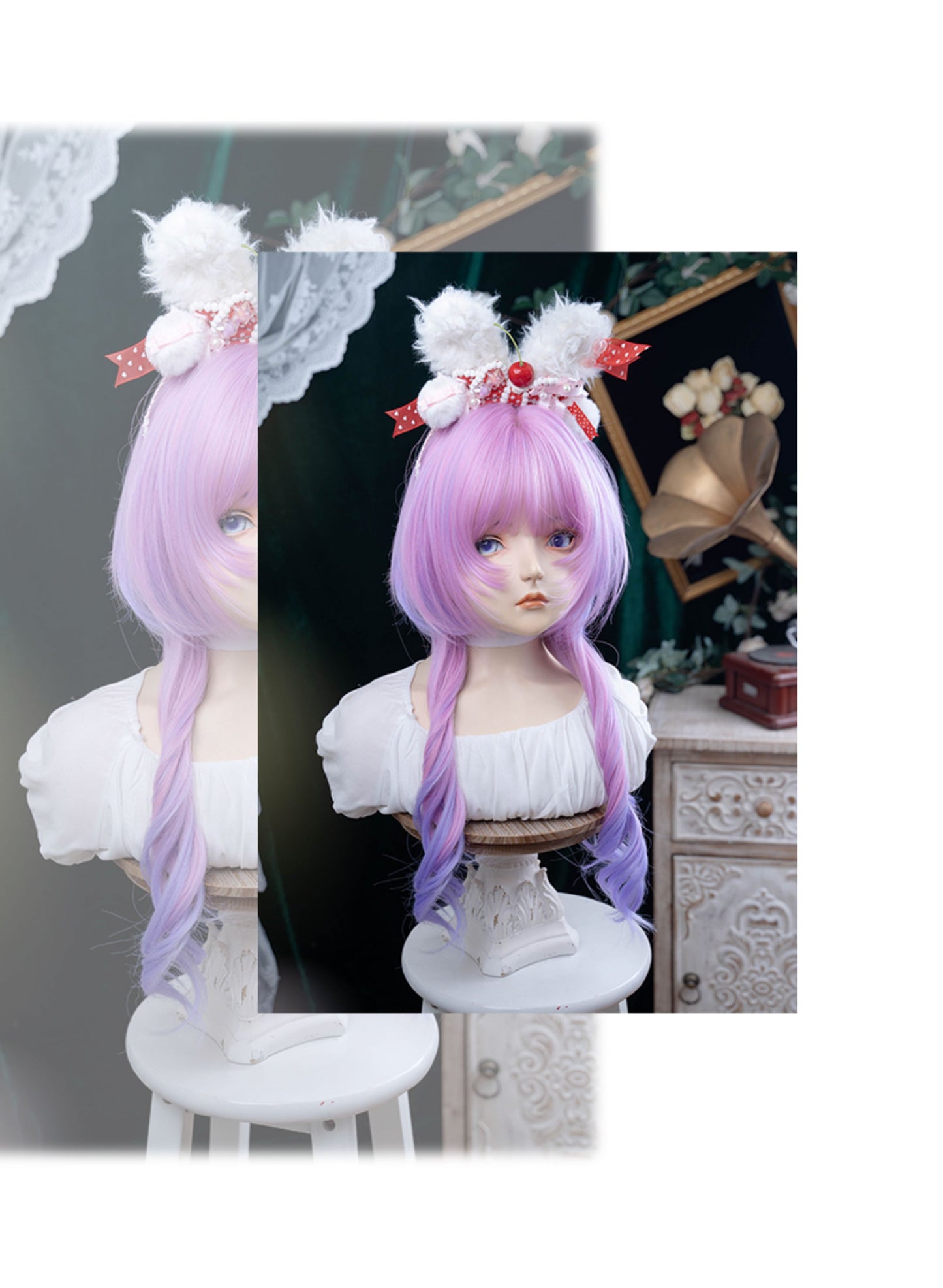 Alice Garden Gradient Long Wig | Cute Fairycore Style Hair wig Alice Garden