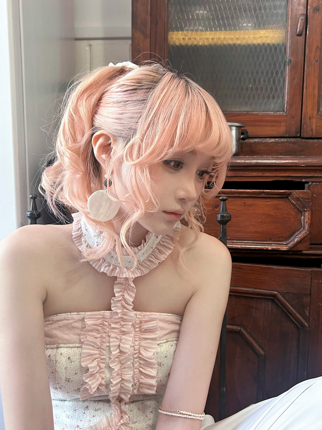 Rose Island - Girly Patchwork Halter Top camisole Rose island